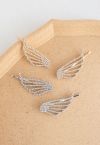 2-Pack Crystal Wing Bobby Pins