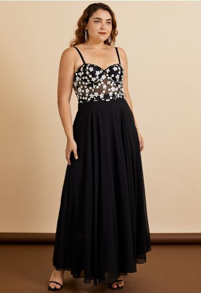 Timeless Favorite Chiffon Maxi Skirt in Black