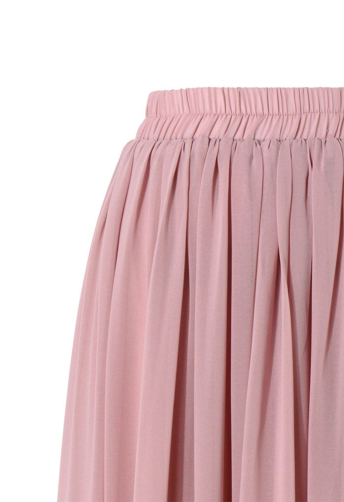 Pink Maxi Skirt