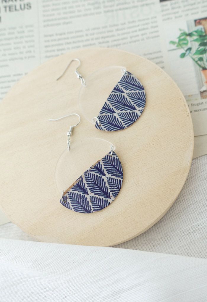 Geometric Spliced Earrings