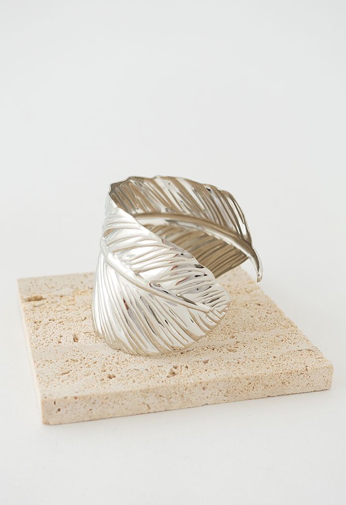 Metal Leaf Bracelet