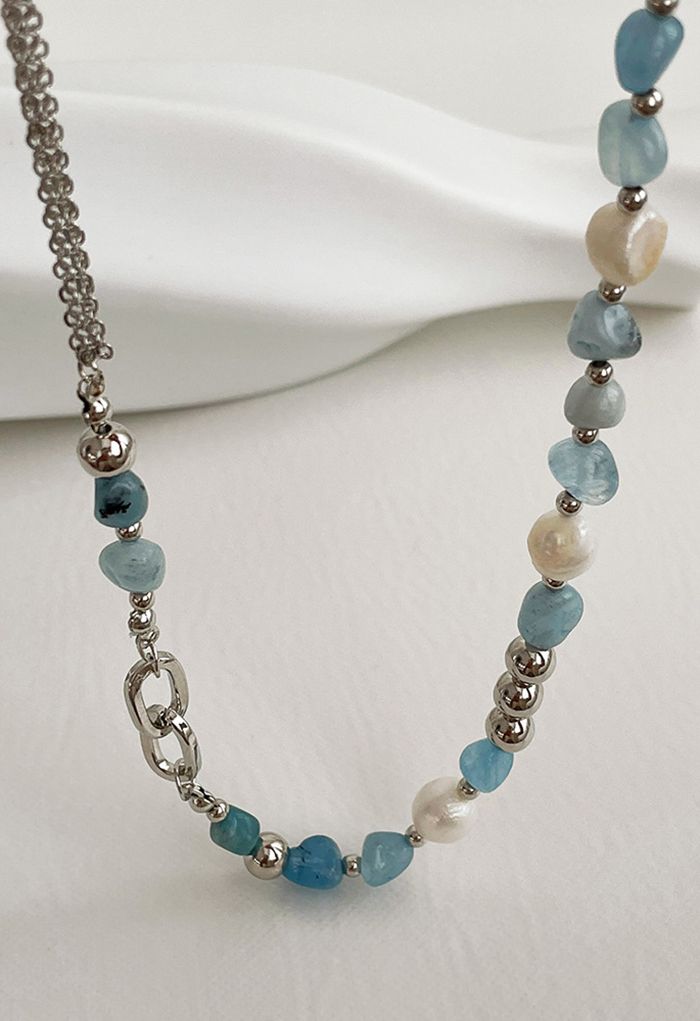 Baroque Crystal Freshwater Pearl Necklace