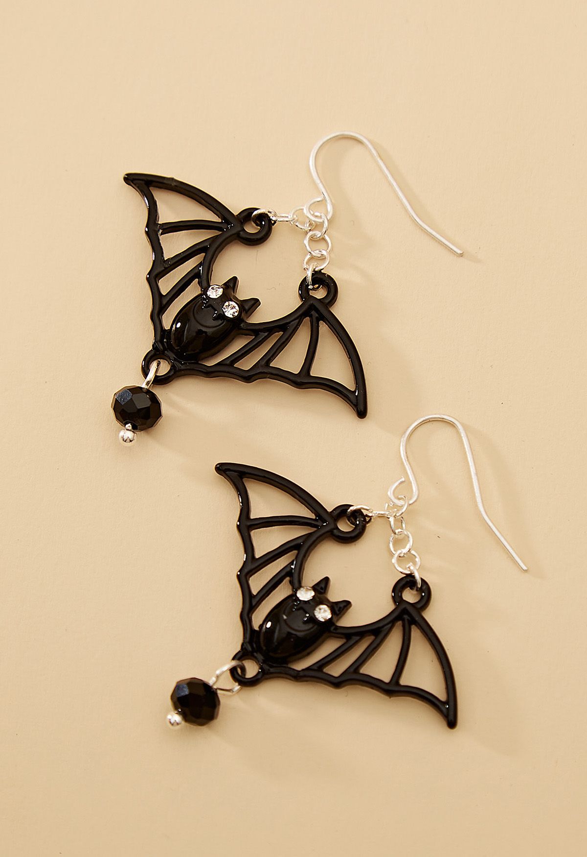 Gothic Hollow Out Bat Earrings