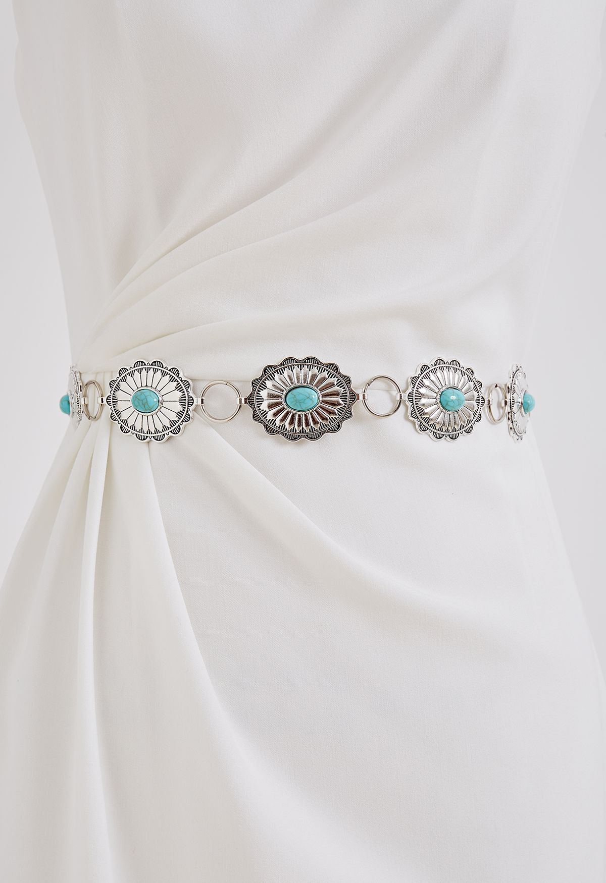 Turquoise Vintage Chain Belt