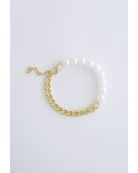 Chain and Pearl Bracelet