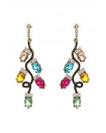 Mix Color Resin Lights Drop Earrings
